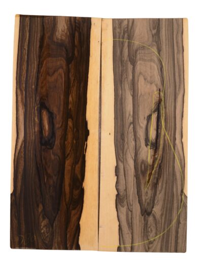 Ziricote GuitarBack2pcATC ZIRSHELF.G.144