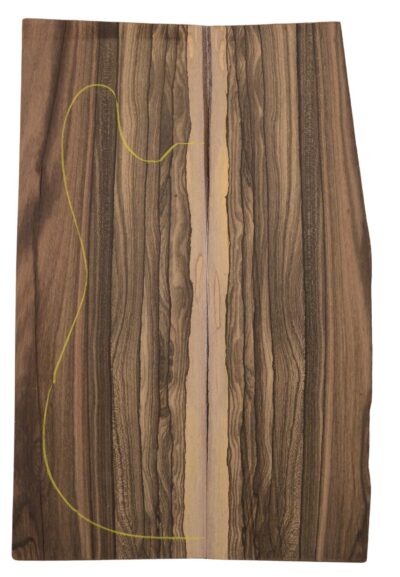 Ziricote GuitarSolidBodyTopATC ZIRSHELF.G.166