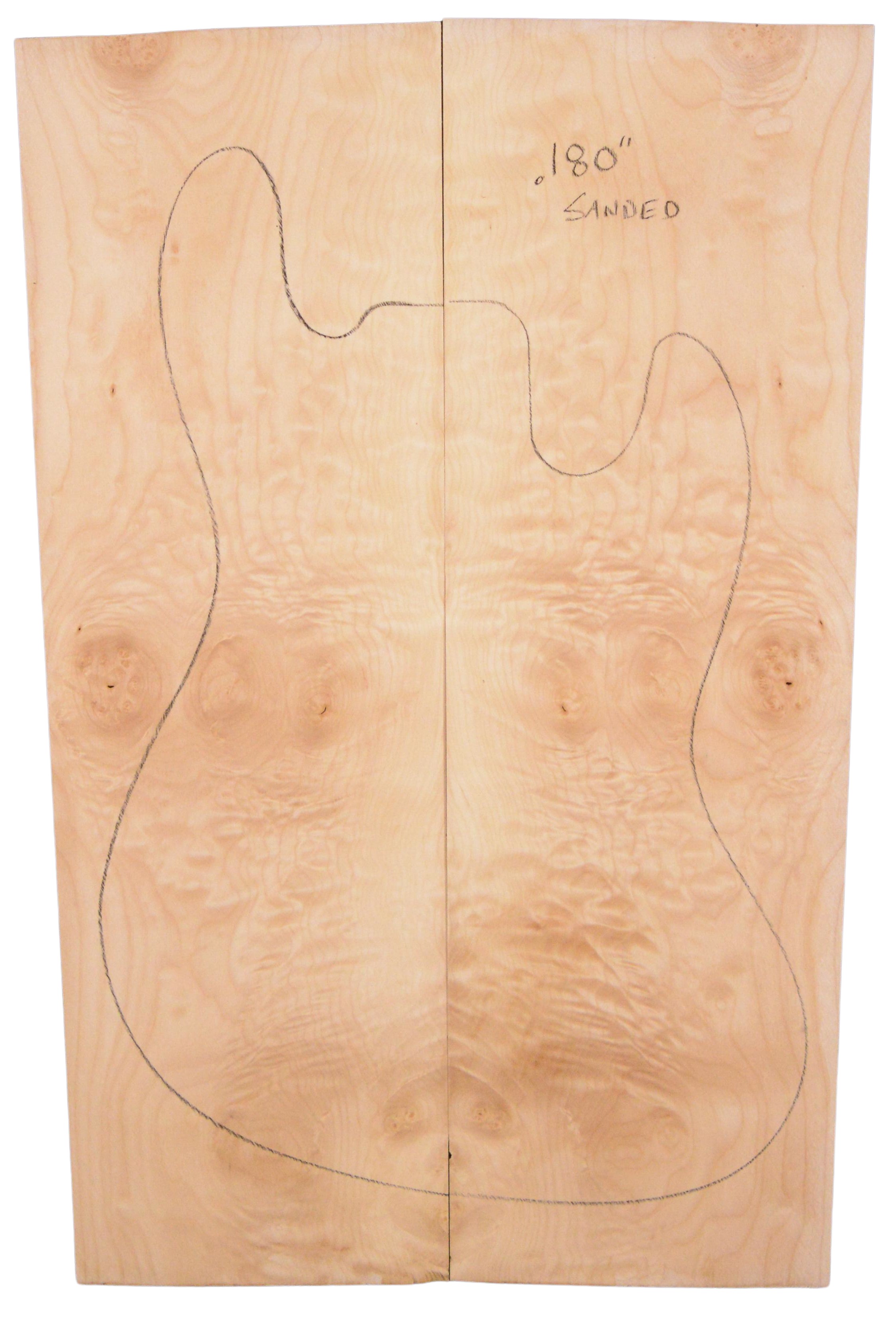 Maple (Big Leaf) GuitarSolidBodyTopATC BLMMX.G.023