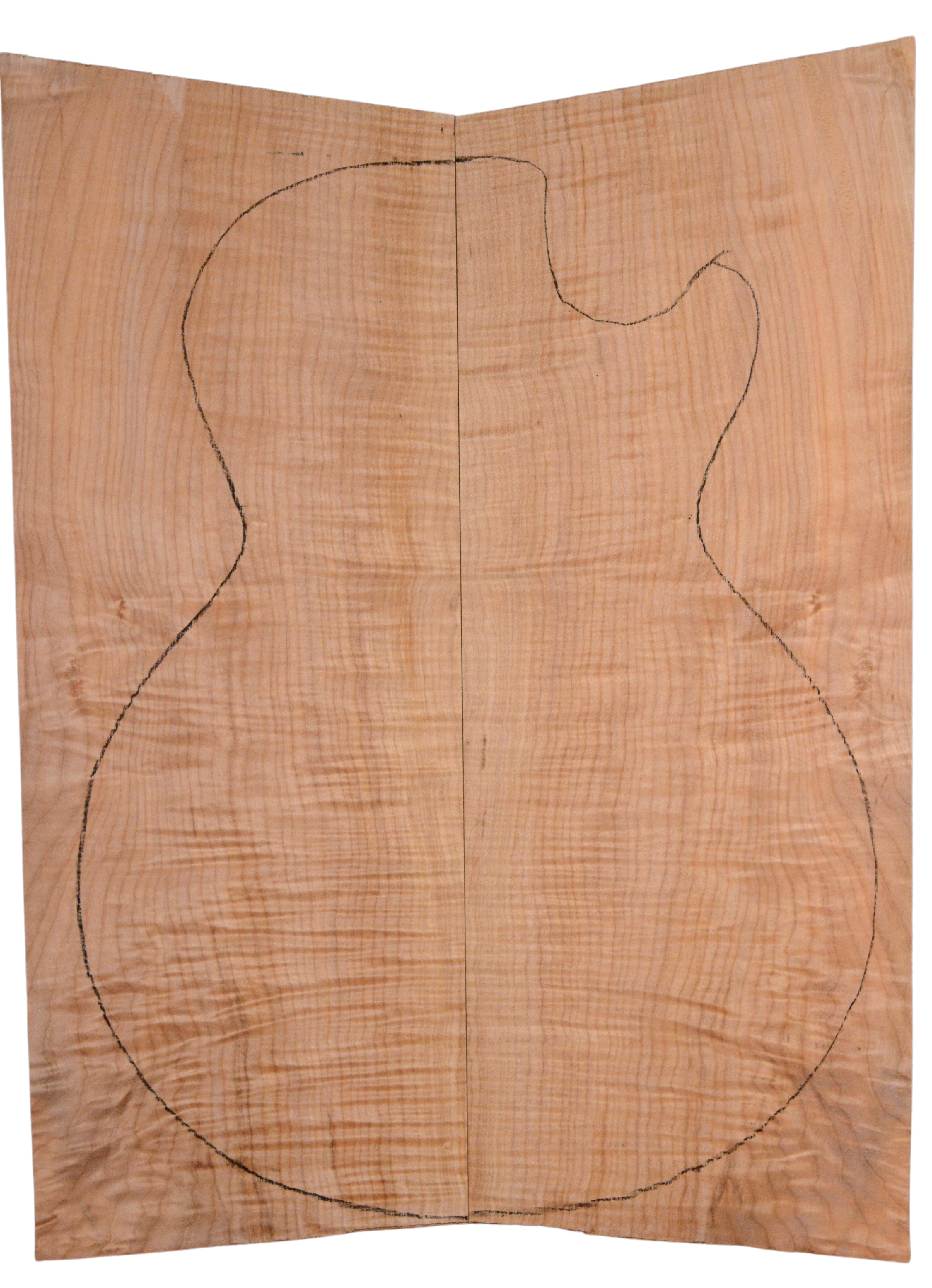 Maple (Big Leaf) GuitarSolidBodyTopATC BLMMX.G.026