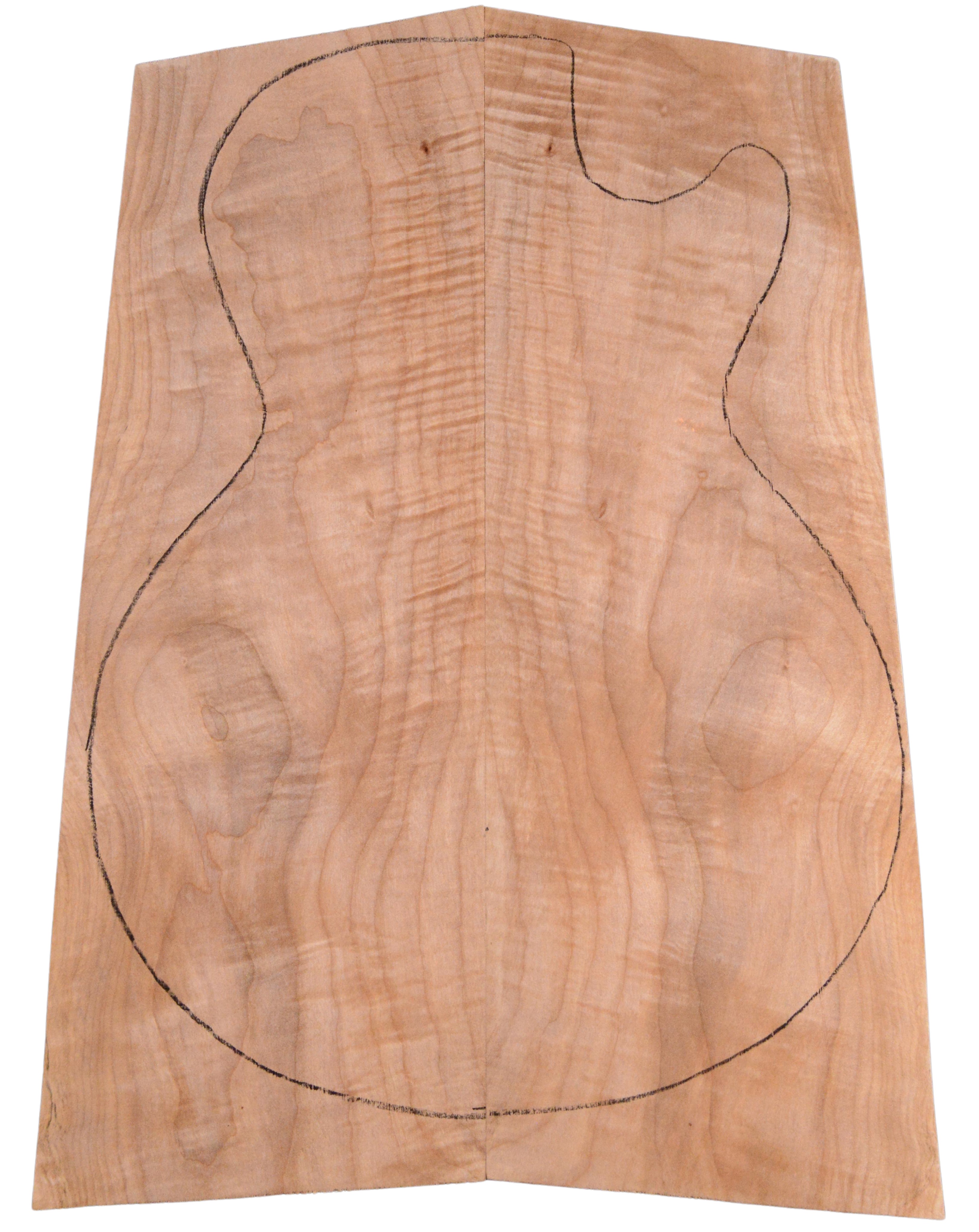 Maple (Big Leaf) GuitarSolidBodyTopATC BLMMX.G.032