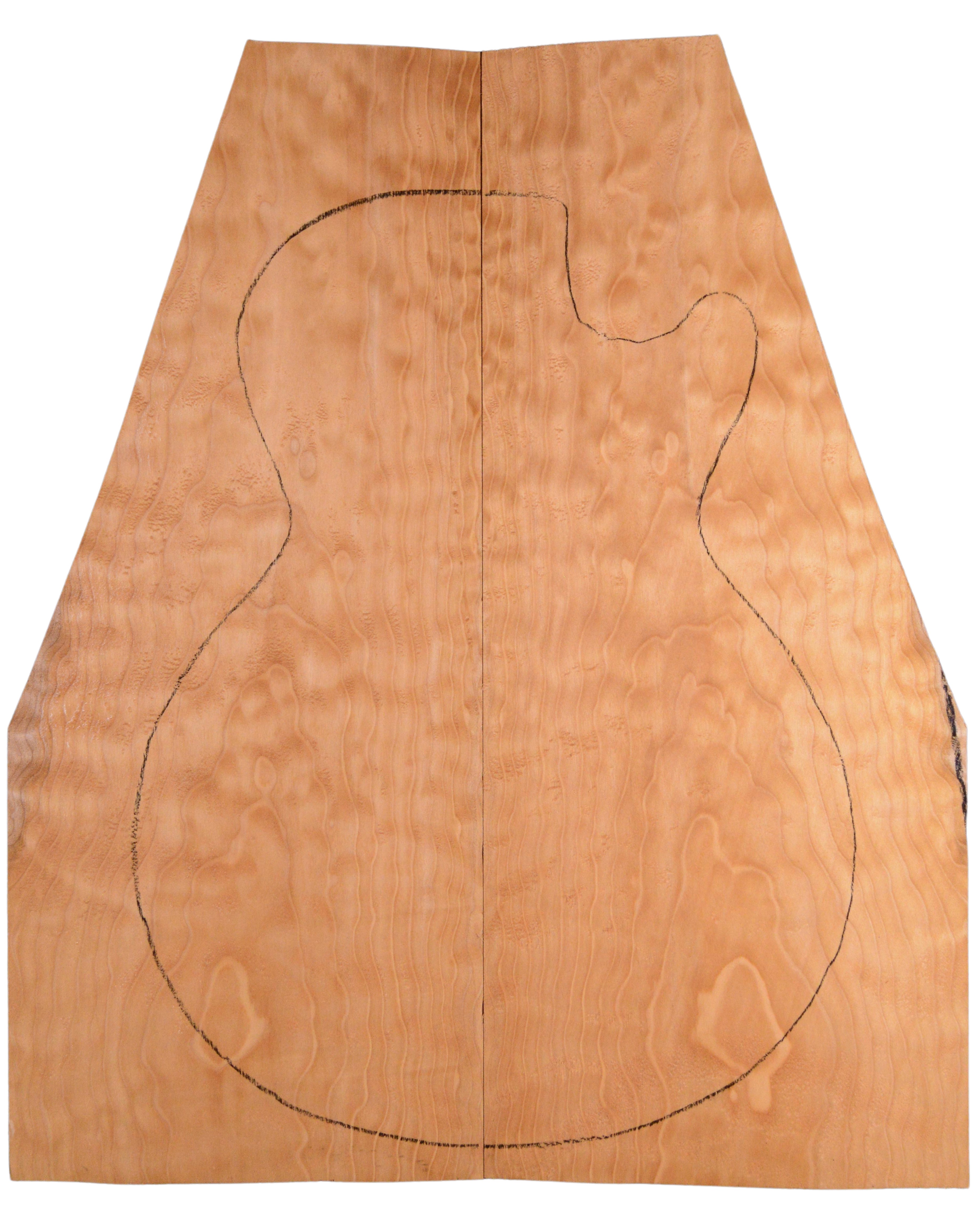 Maple (Big Leaf) GuitarSolidBodyTopATC BLMMX.G.038