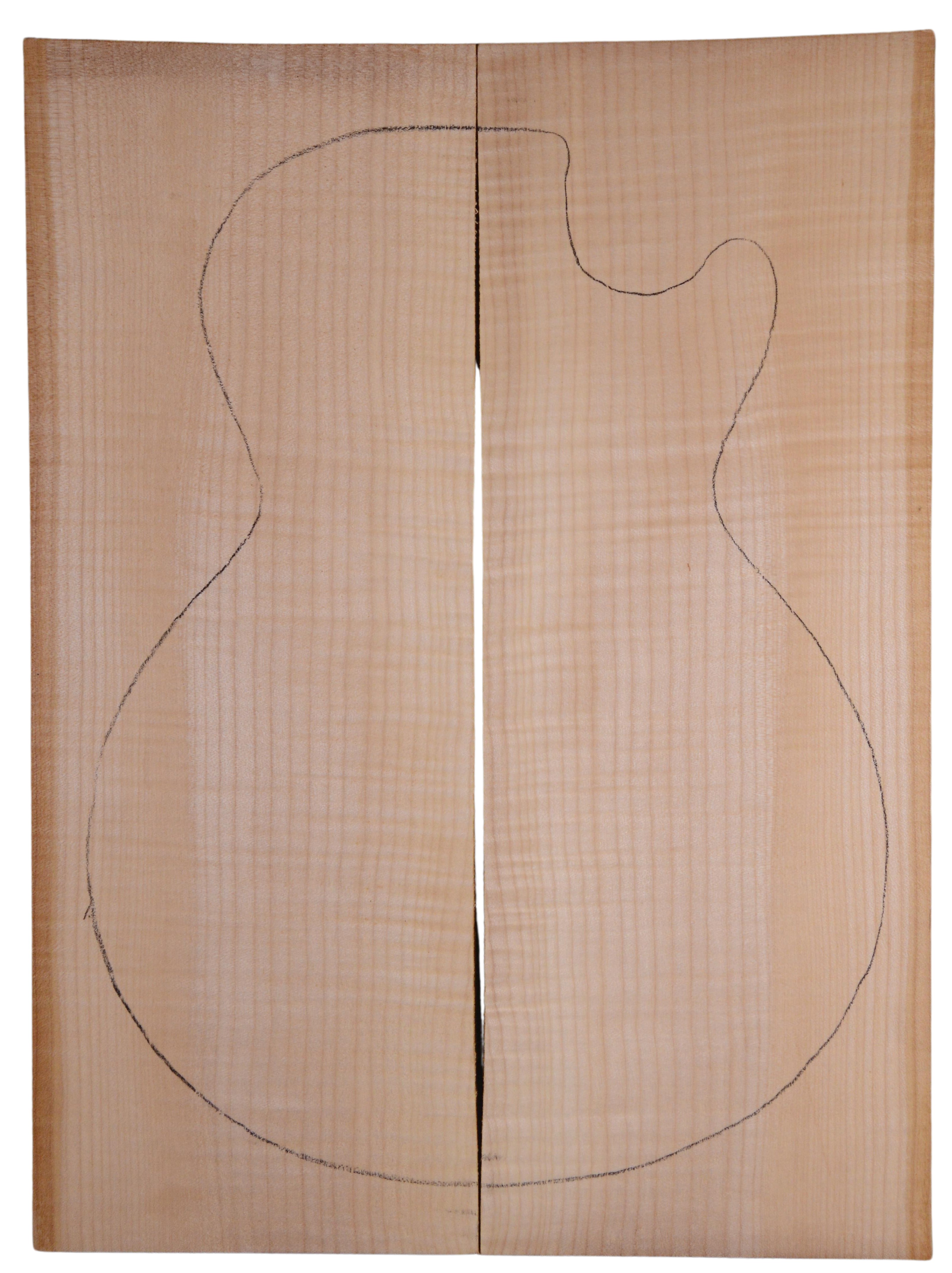 Maple (Big Leaf) GuitarSolidBodyTopATC BLMMX.G.064