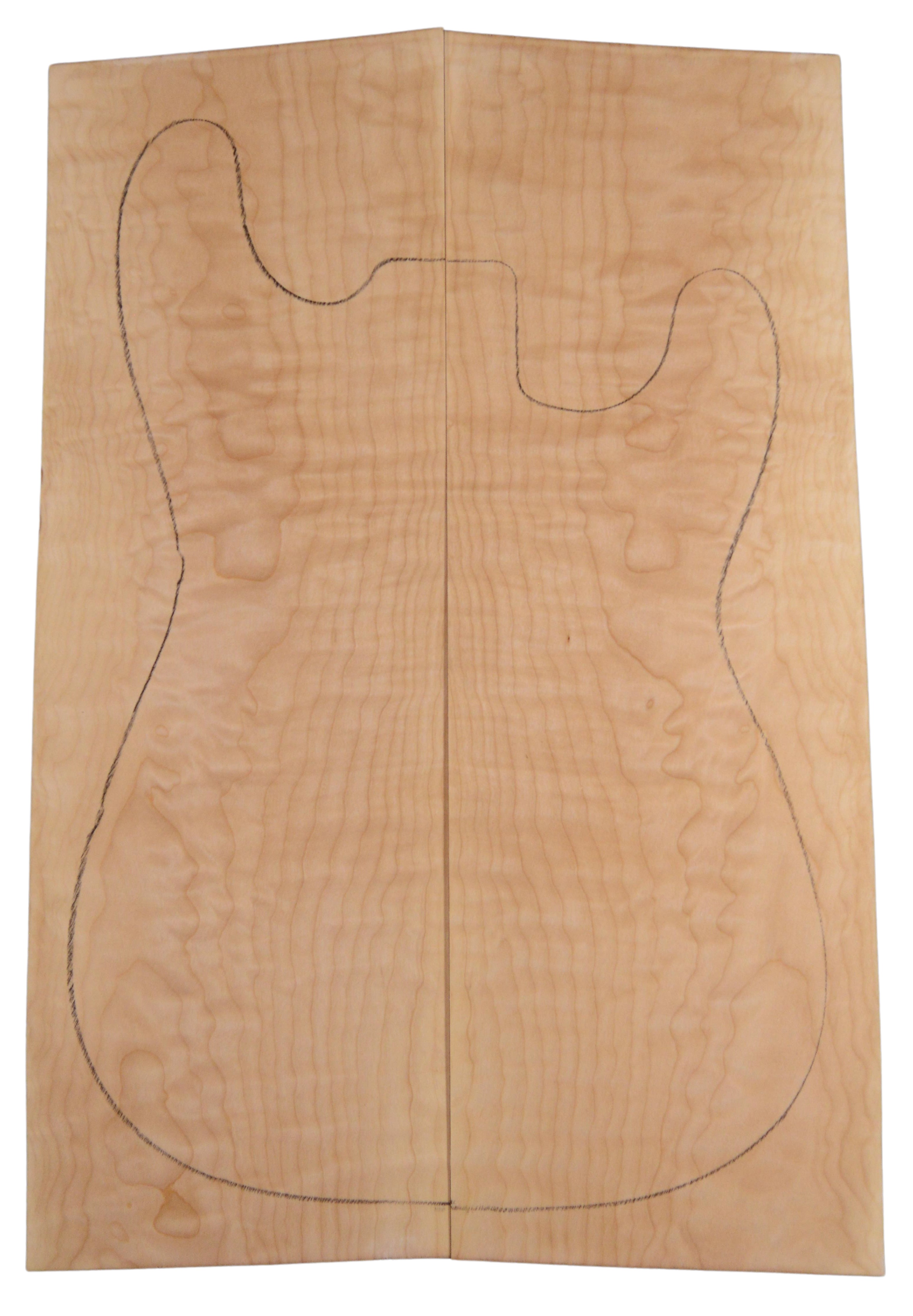 Maple (Big Leaf) GuitarSolidBodyTopATC BLMMX.G.079