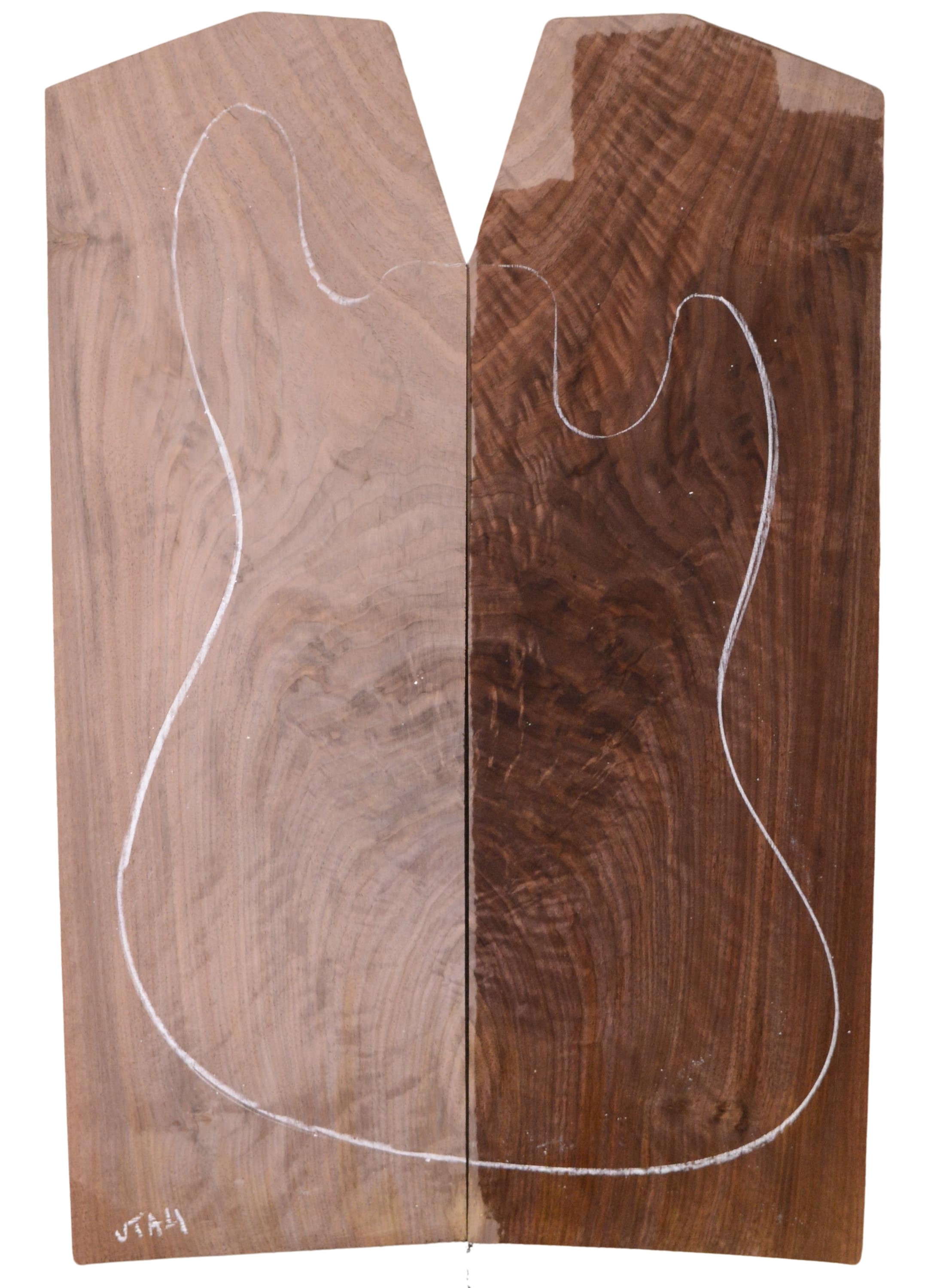 Walnut (Black) GuitarSolidBodyTopATC BWVT.G.009