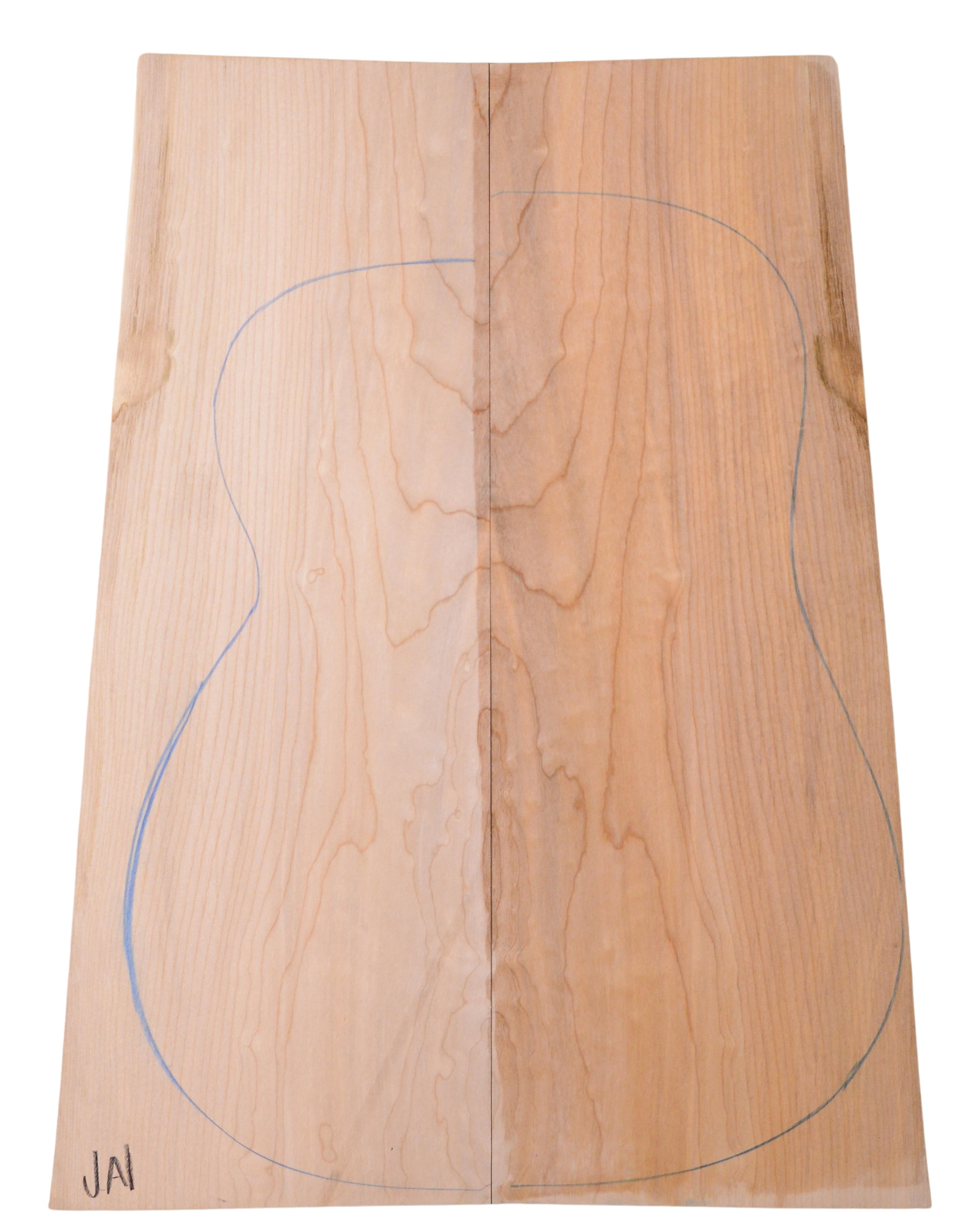 Maple (Big Leaf) GuitarBack2pcATC C3370.G.125