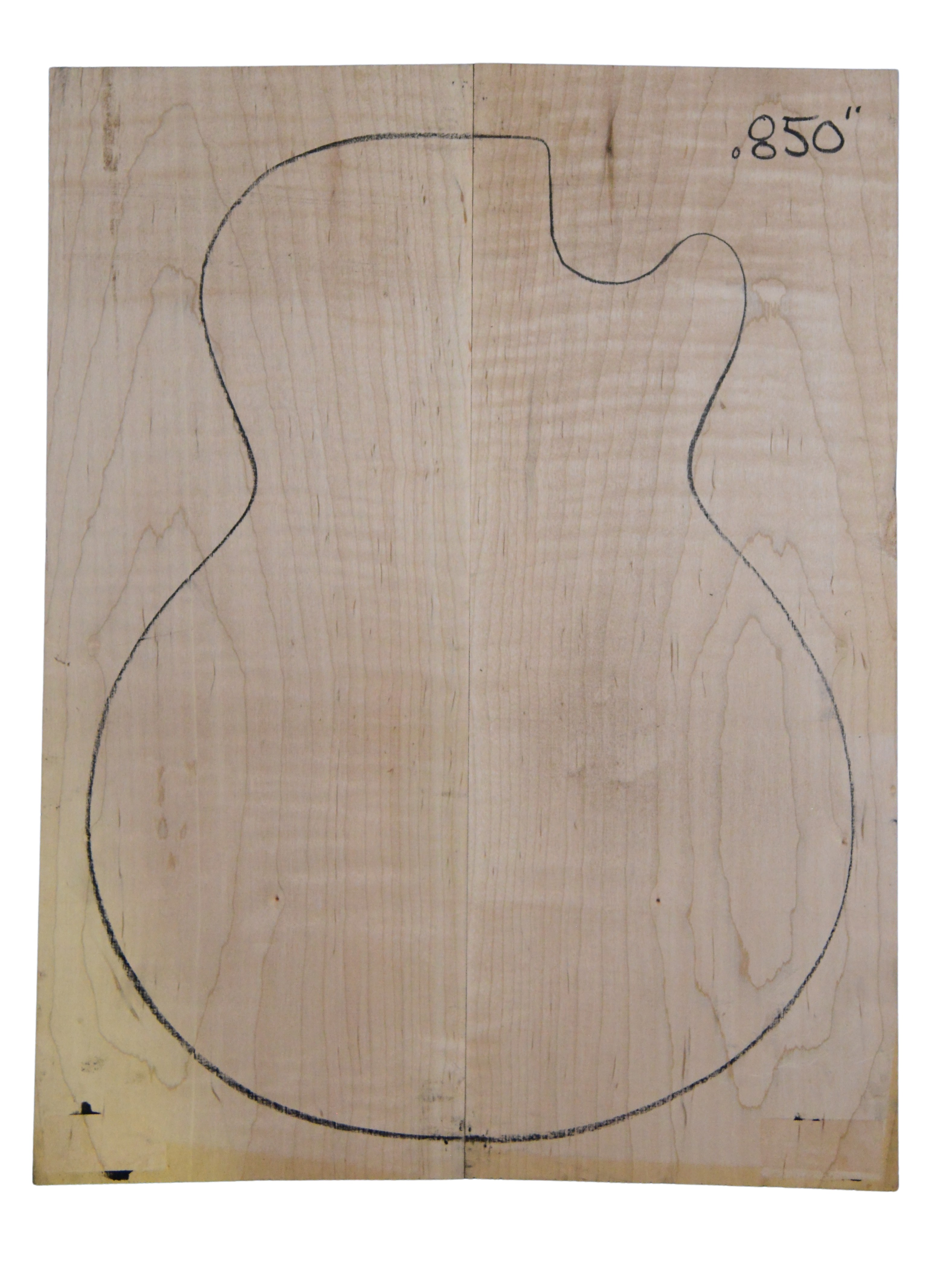 Maple (Big Leaf) GuitarSolidBodyTopATC CRLLP.G.125