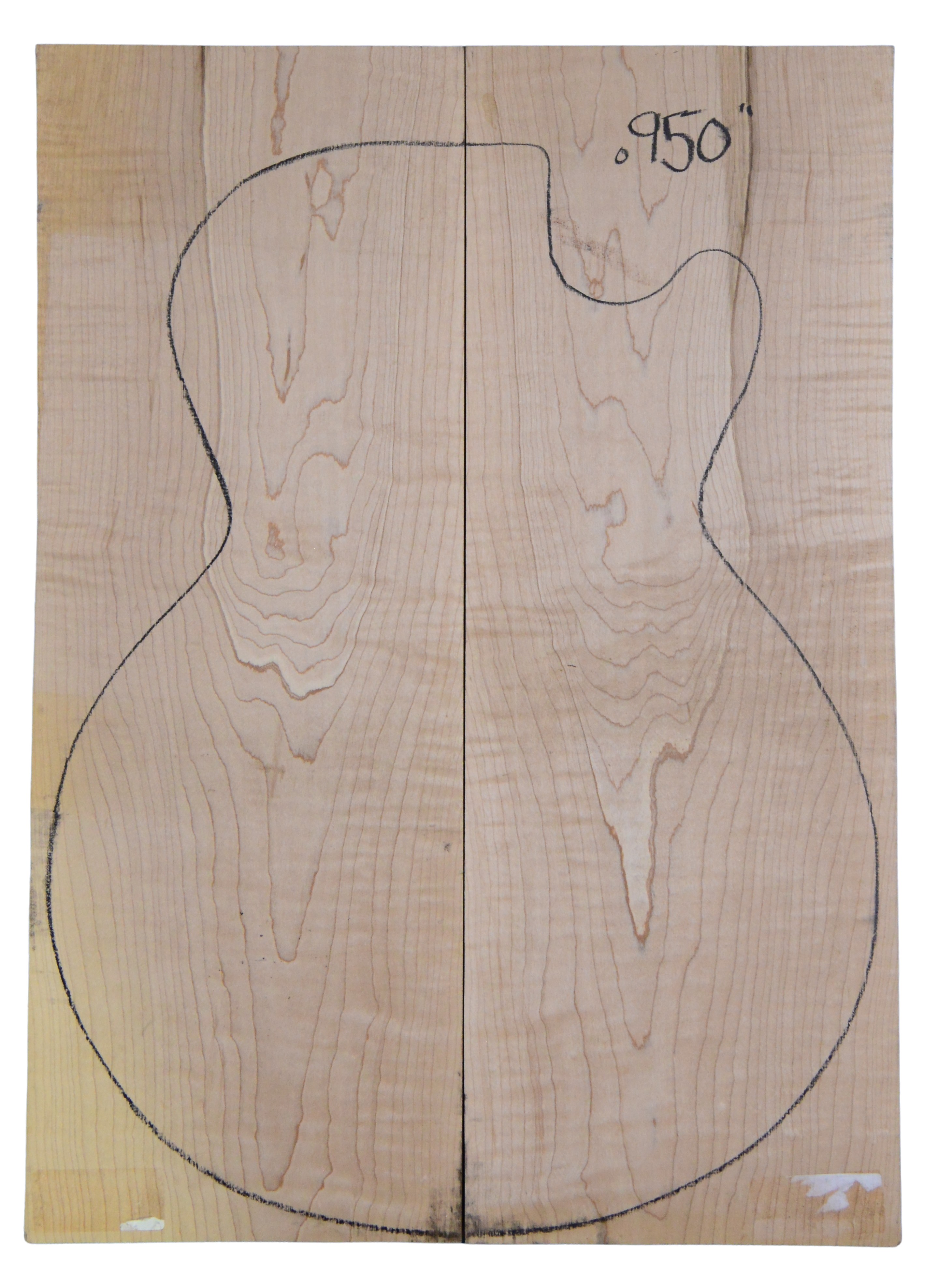 Maple (Big Leaf) GuitarSolidBodyTopATC CRLLP.G.132