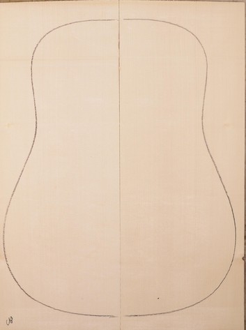 Spruce (European) GuitarSoundboardATC EUTOPS1.G.052