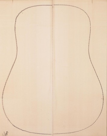 Spruce (European) GuitarSoundboardATC EUTOPS1.G.221