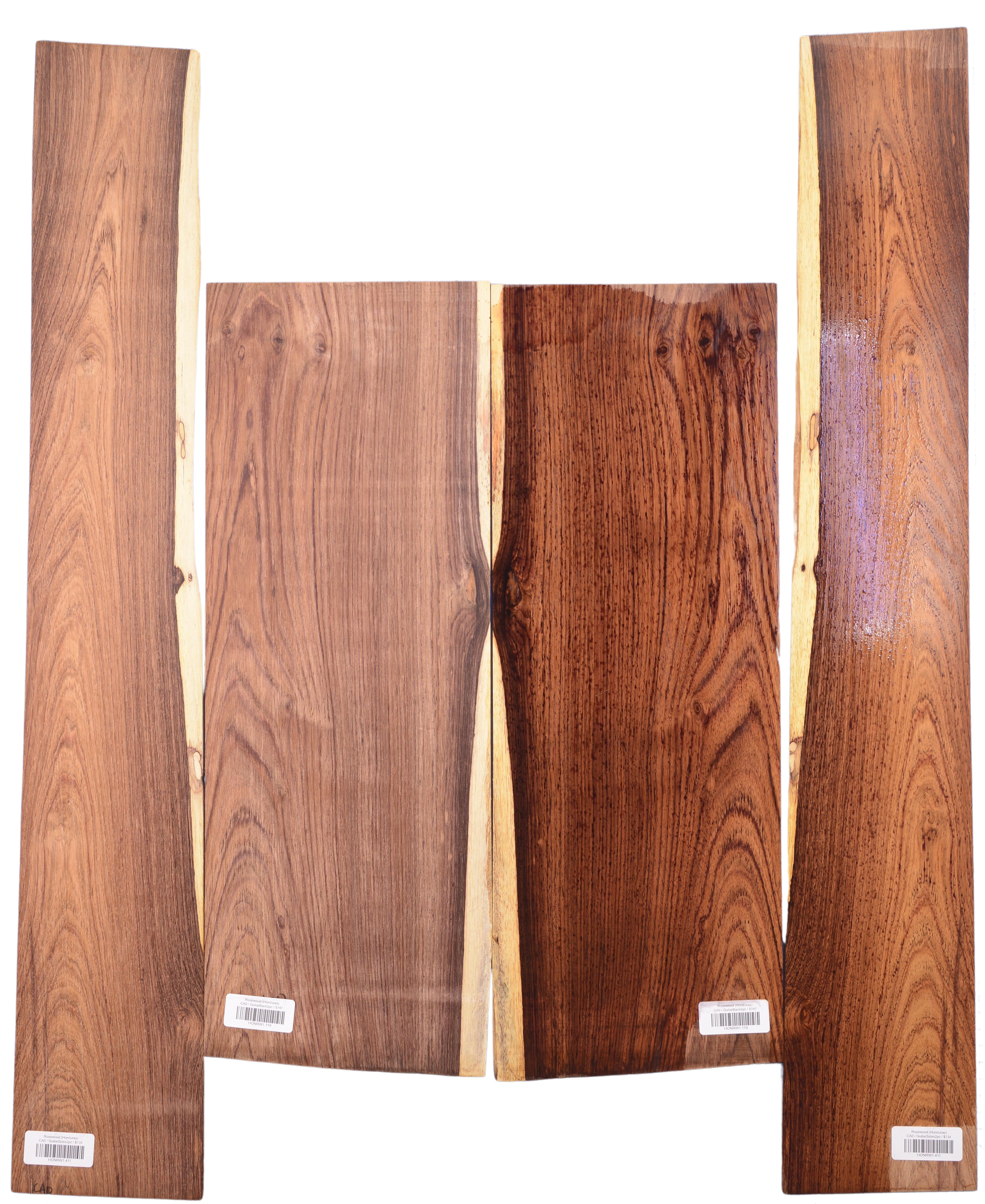 Rosewood (Honduras) GuitarSet4pcATC HONRW1.G.1035