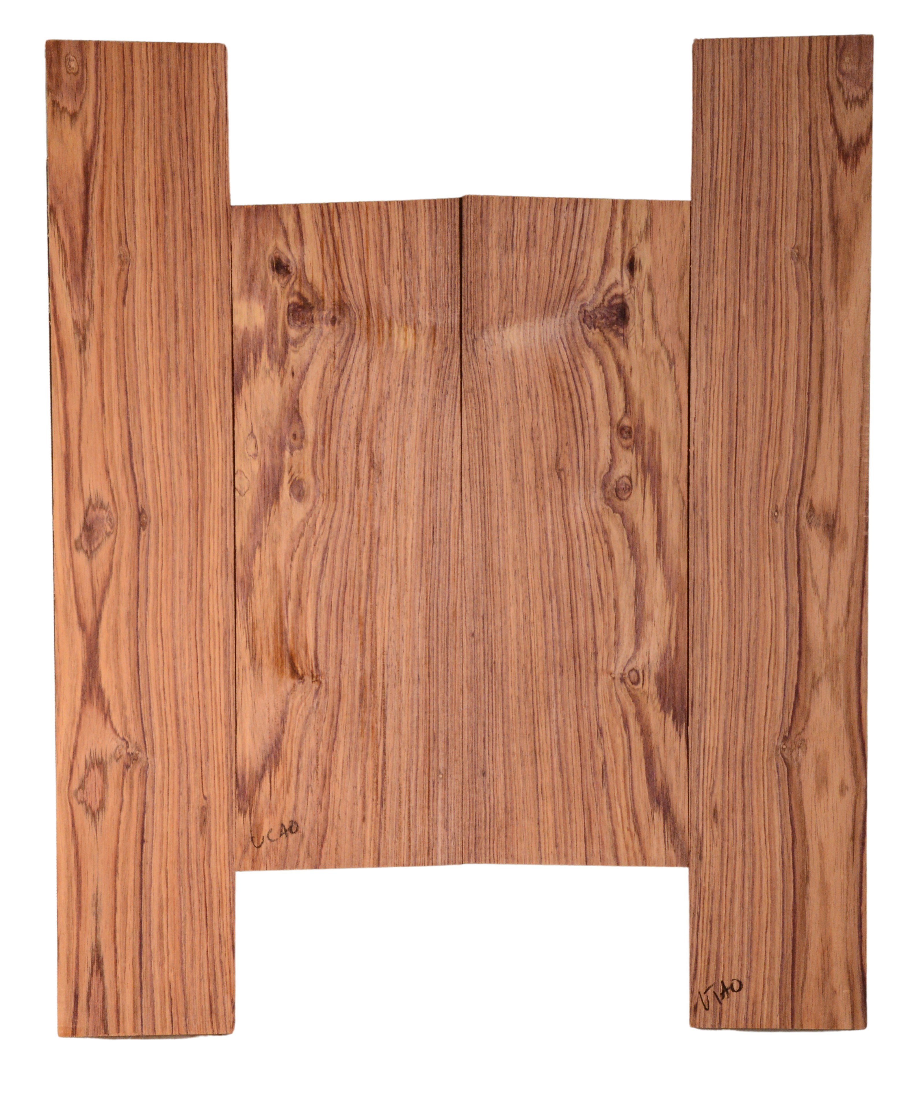 Rosewood (Honduras) UkeSet4pcATC HONRW1.G.769