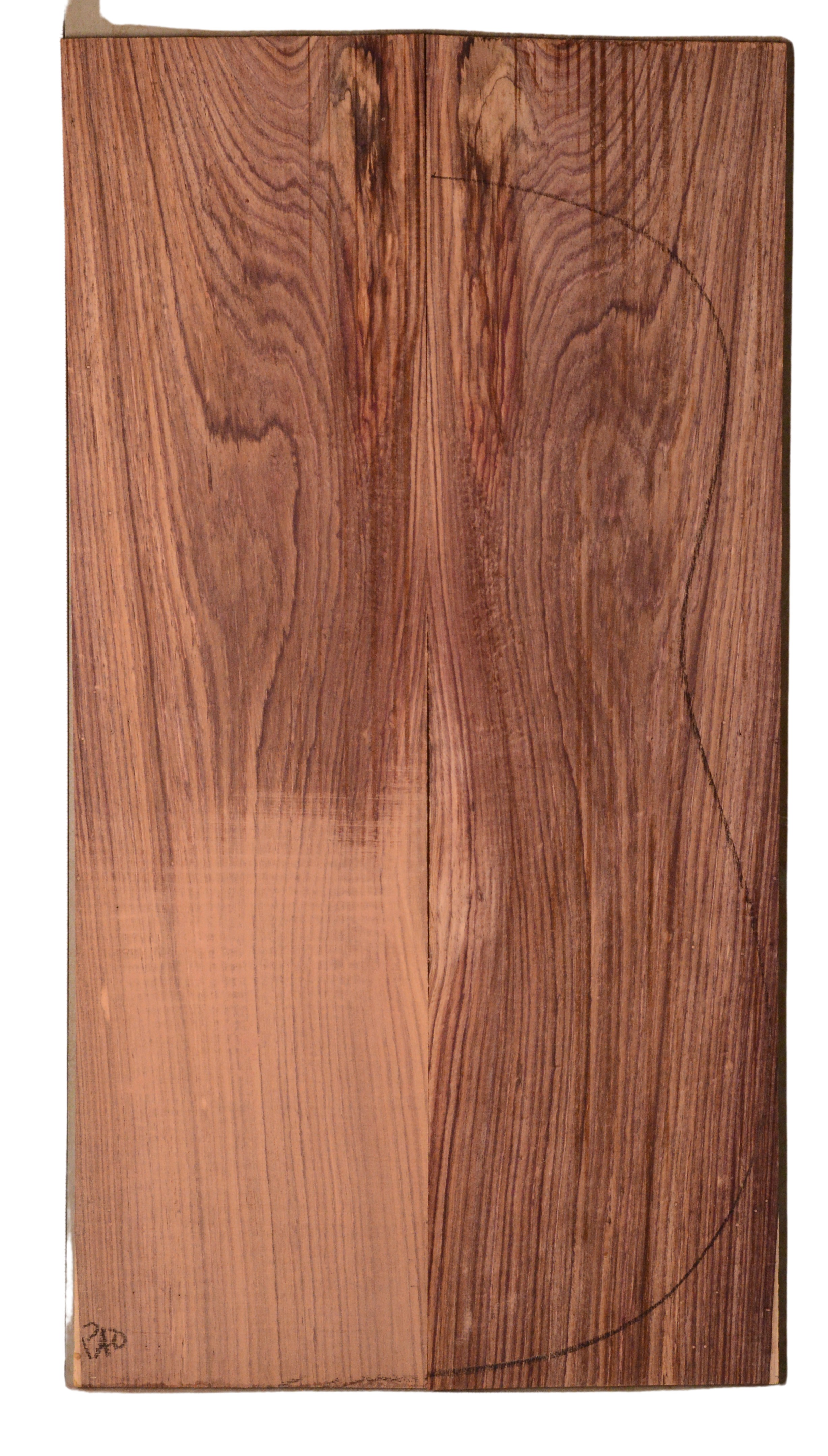 Rosewood (Honduras) GuitarBack2pcATC HONRW1.G.797