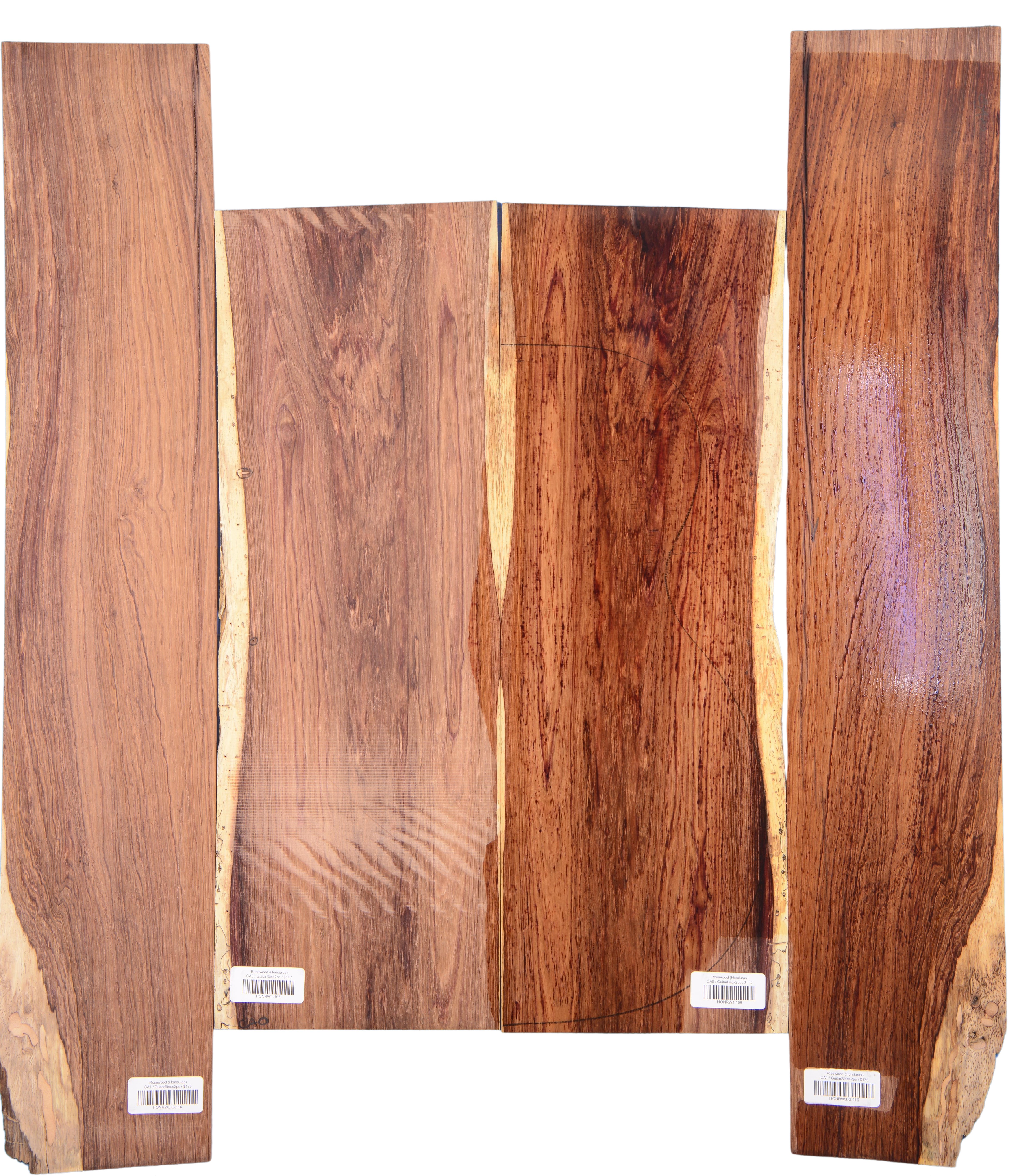 Rosewood (Honduras) GuitarSet4pcATC HONRW1.G.922