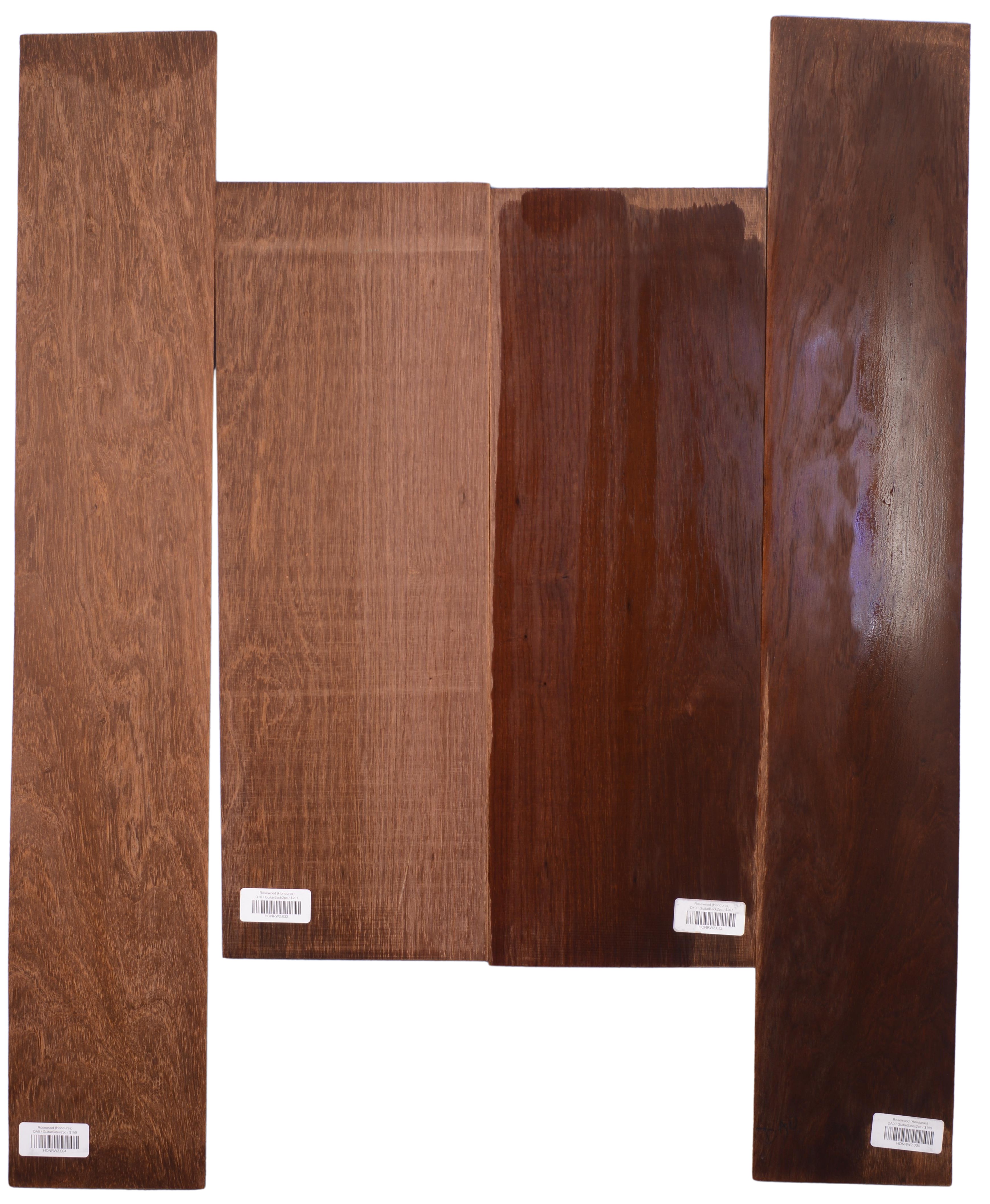 Rosewood (Honduras) GuitarSet4pcATC HONRW1.G.951