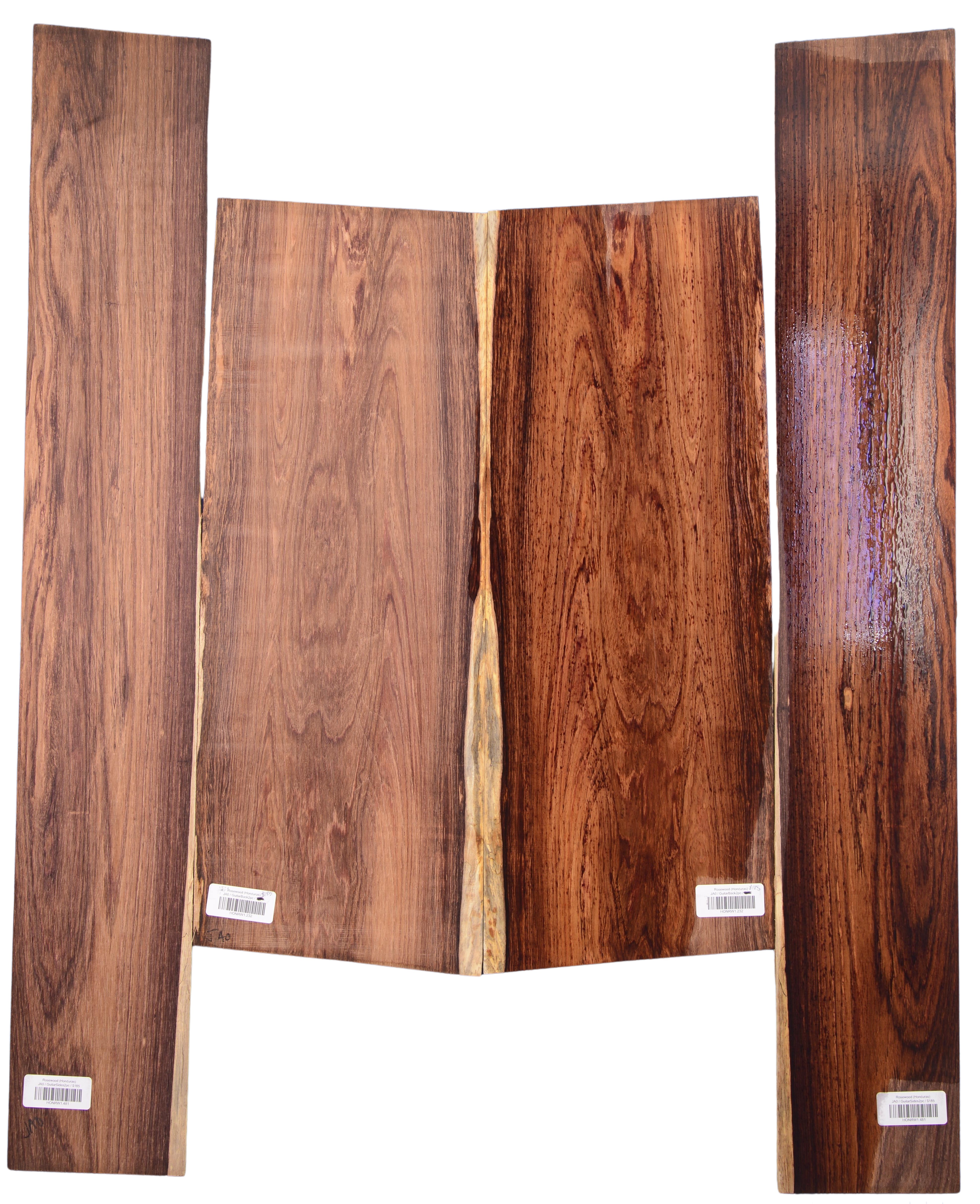 Rosewood (Honduras) GuitarSet4pcATC HONRW1.G.966