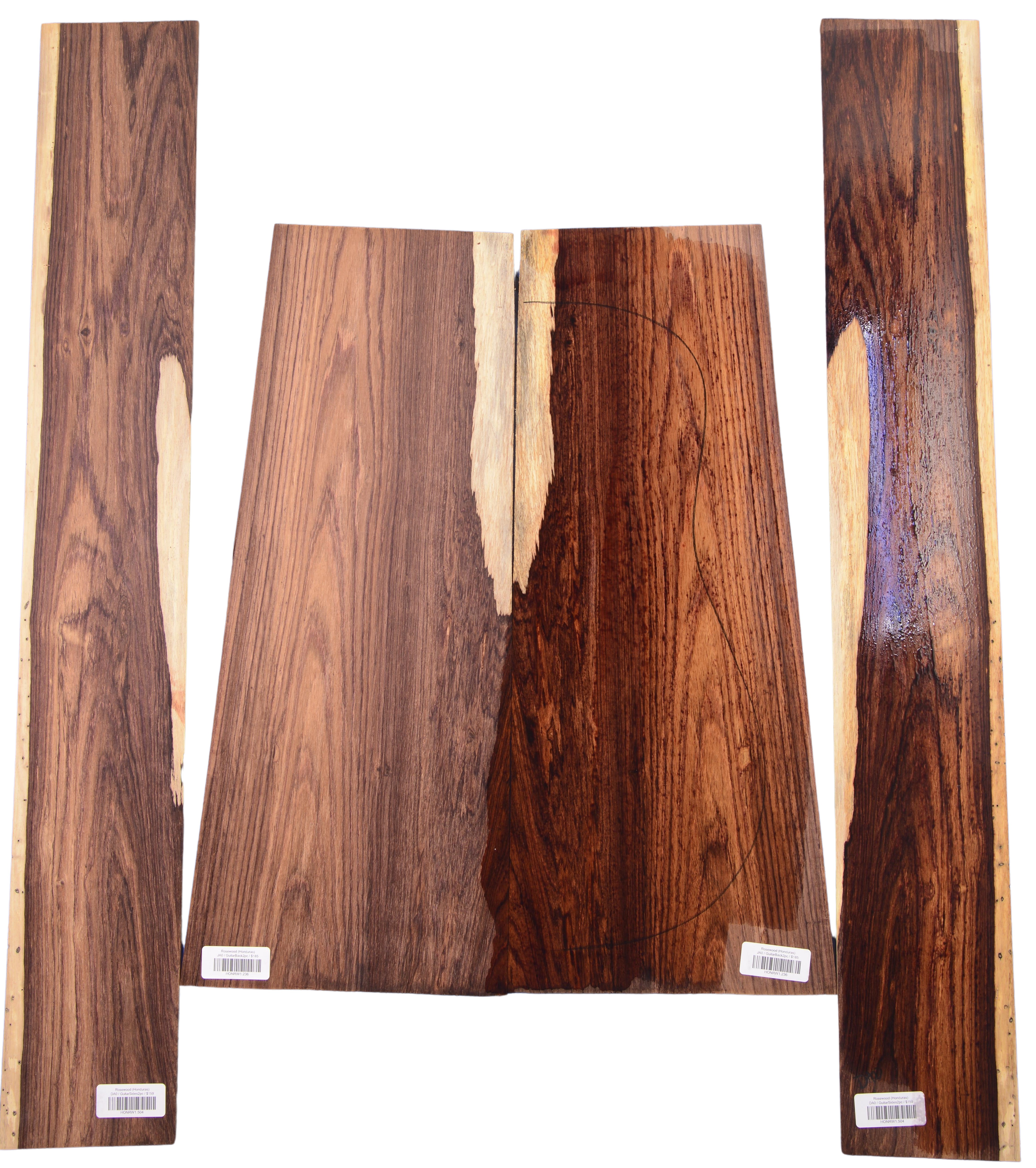 Rosewood (Honduras) GuitarSet4pcATC HONRW1.G.971