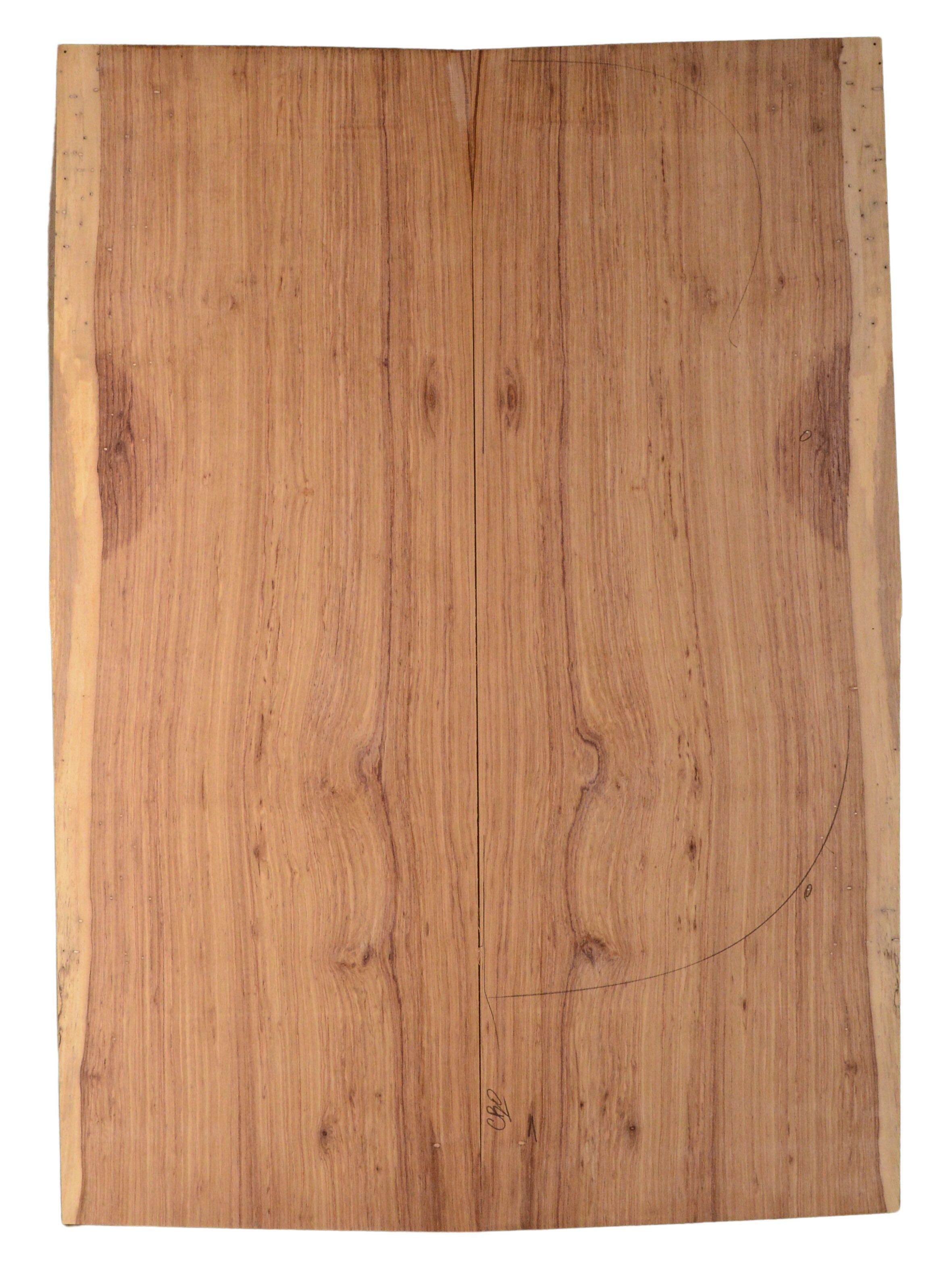 Rosewood (Honduras) GuitarBack2pcATC HONRW3.G.177